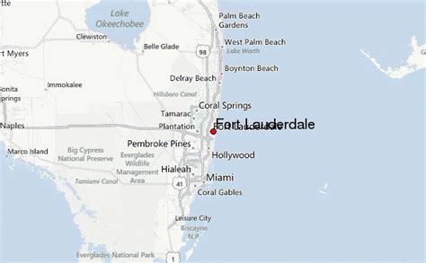 Fort Lauderdale Weather Map - World Of Light Map