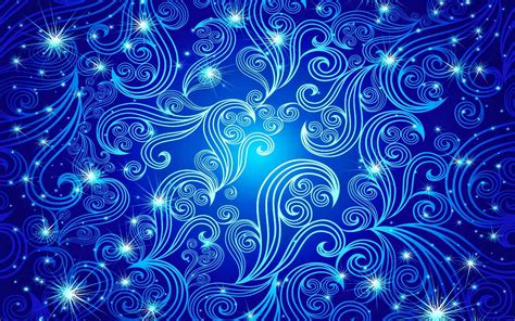 Abstract Blue Background Wallpaper