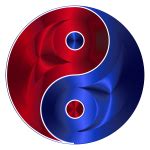 Prismatic Circles Yin Yang 7 No Background | Free SVG