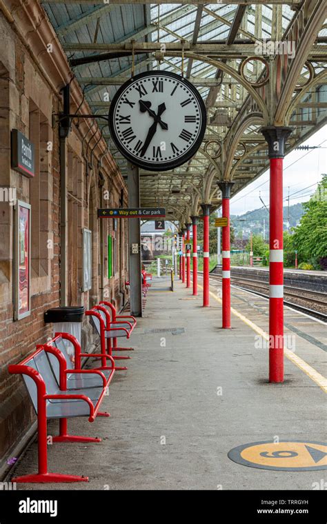 Platform on Penrith Railway Station, Penrith, Cumbria UK Stock Photo - Alamy