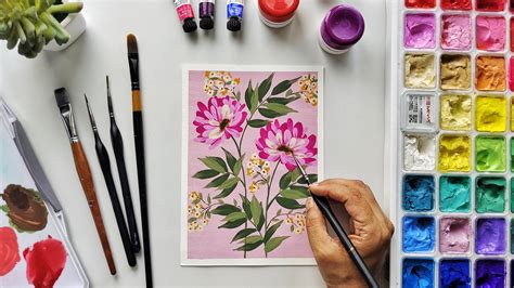 Adventures with Gouache : Painting Fun Florals | Neha Poddar (The Doodle Keeper) | Skillshare