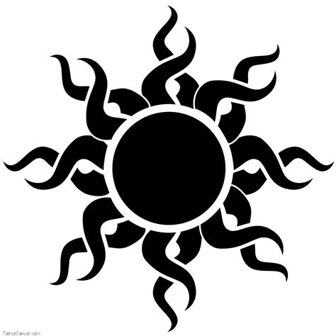 Sun Tattoo Images & Designs