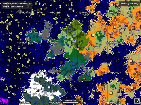 1.8.9 Desert Biome (With Village Near Spawn) Next to Snow Biome - Seeds ...