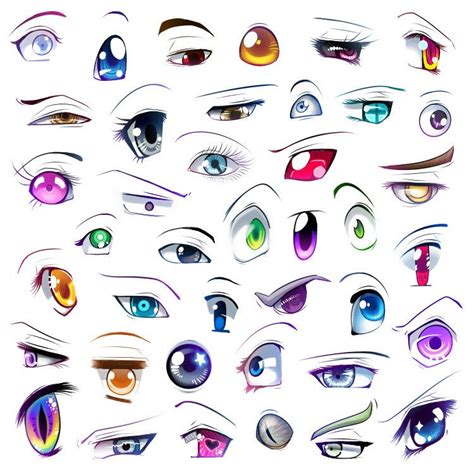 [TUTORIAL]Drawing manga eyes - Forums - MyAnimeList.net | Manga eyes, How to draw anime eyes ...