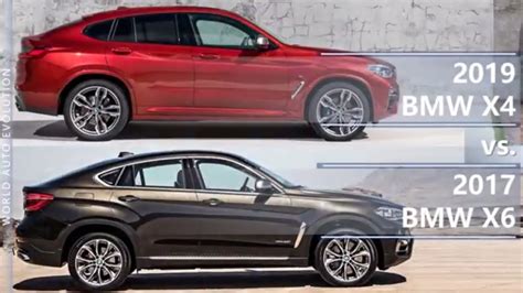 2019 BMW X4 vs 2017 BMW X6 (technical comparison) - YouTube