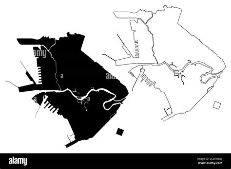 Manila City (Republic of the Philippines, Metro Manila, National Capital Region) map vector ...