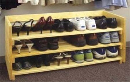 19-W3325 - Stackable Shoe Rack Woodworking Plan - WoodworkersWorkshop ...