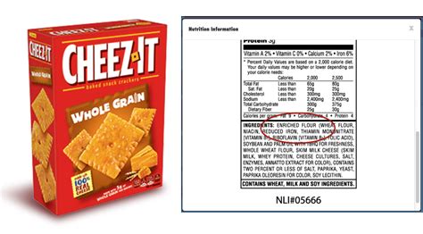 31 Cheez It Nutrition Label - Label Design Ideas 2020