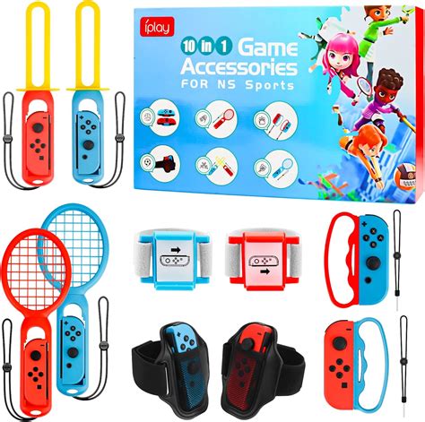 Amazon.com: FANPL Switch Sports Accessories Bundle for Nintendo Switch Sports 2022, 10 in 1 ...