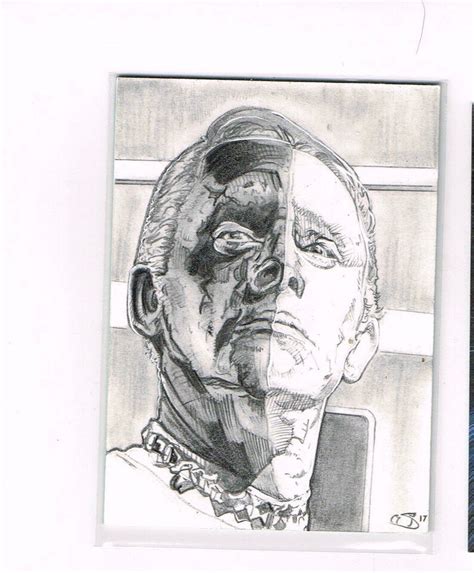 Star Trek Bele Frank Gorshin Star Trek Sketchcard Original Art - Etsy