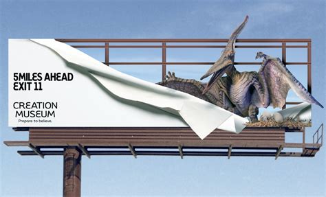 Dinosaurs Attack Billboards For Creation Museum