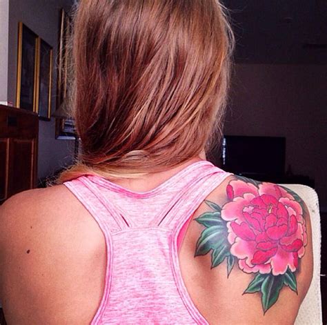 My new pink peony tattoo | Pink peony tattoo, Tattoos, Peonies tattoo