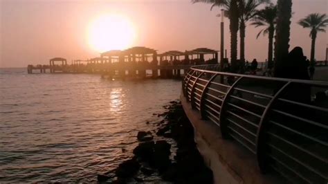 Sight seeing a sunset @corniche jeddah - YouTube