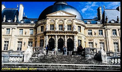 El Palacio de Vaux-le-Vicomte Junto a la ciudad francesa de Maincy Palacio barroco del siglo ...