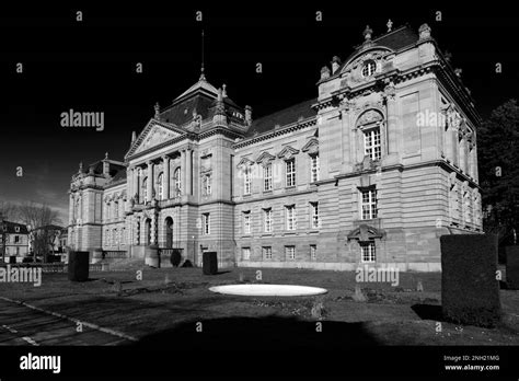 Court of appeal building colmar Black and White Stock Photos & Images ...