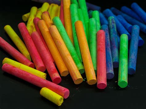 Colored Chalk Background Free Stock Photo - Public Domain Pictures