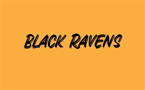 Black Ravens font - Font Tr