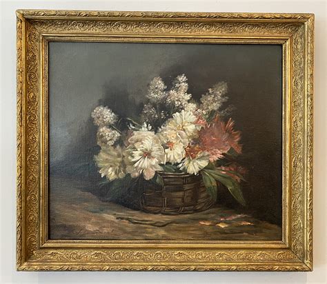 Summer Flowers - Antique Oil Painting - Antique Oil Paintings - Antique ...