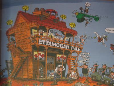 Ettamogah Pub - By Australian cartoonist Ken Maynard | Cartoonist, Painting, Cartoon