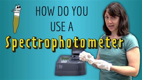 How do you use a Spectrophotometer? A step-by-step guide! - YouTube