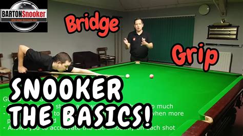 Snooker Training - The Basics - Coaching Lesson - YouTube