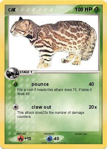 Pokémon cat 20 20 - pounce - My Pokemon Card