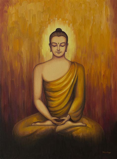 Buddha Meditation by Yuliya Glavnaya