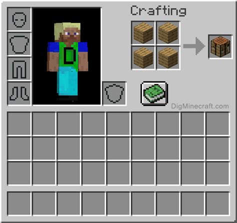 How to make a Crafting Table in Minecraft