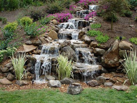 pictures backyard waterfalls | Waterfalls Without Ponds! The drama of a waterfall without the ...