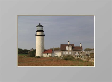 Truro Lighthouse Cape Cod Photography Highland Light Coastal Photograph ...