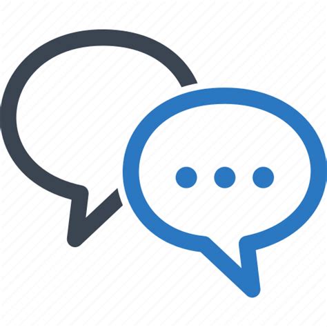 Chat, discussion, speech bubbles, talk icon