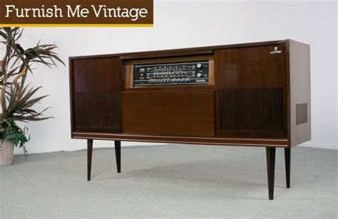 Retro 1960s Grundig Stereo Console