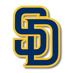 San Diego Padres "SD" Precision Cut Decal / Sticker