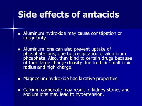 PPT - Antacids PowerPoint Presentation, free download - ID:4271901