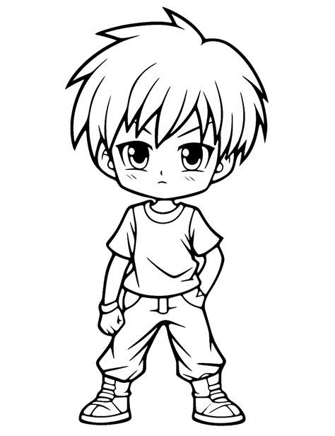 35 Anime Coloring Pages: Fun Cute Sheets