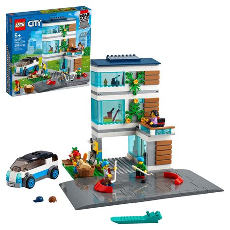 LEGO City Family House 60291 Building Set for Kids (388 Pieces ...