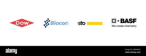 Sto, Dow Chemical Company, Biocon, BASF,Popular brand logo collection Stock Vector Image & Art ...