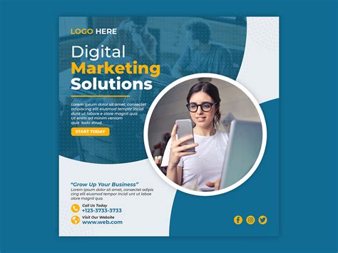 Digital marketing Banner by Imam Hossain on Dribbble