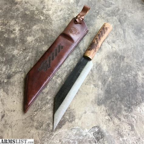 ARMSLIST - For Sale: Condor Norse Dragon Seax Knife Fixed 7.03 in Blade Hickory Wood Handle ...