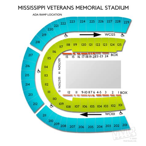 Mississippi Veterans Memorial Stadium Seating Chart | Vivid Seats