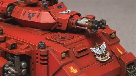 Warhammer 40k Blood Angels Baal Predator - YouTube