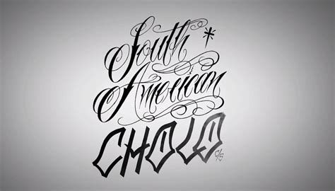 Mexican Tattoo Lettering