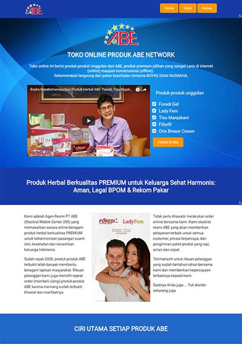 Template Blogspot Landing Page untuk Blogger | Template Landing Page