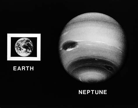 Neptune and Earth | Neptune, Neptune planet, Earth