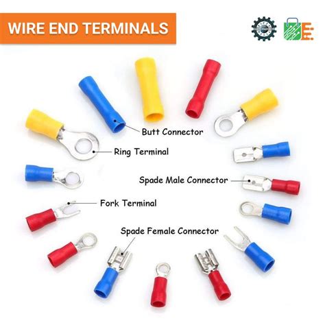 Different types of crimp terminals and their names. #HNHCart HatchNHack | Electronics projects ...