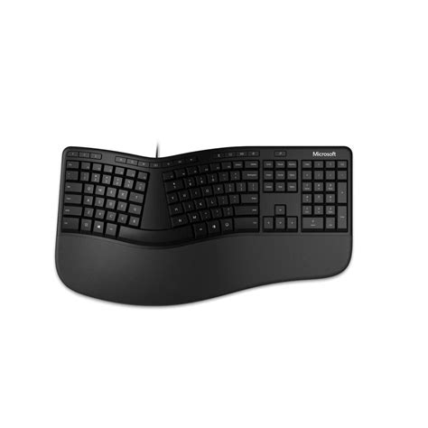 Tastatura ergonomica, Microsoft, Negru - eMAG.ro