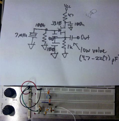 Circuit experiment: Colpitts oscillator - AB4UG Radioblog