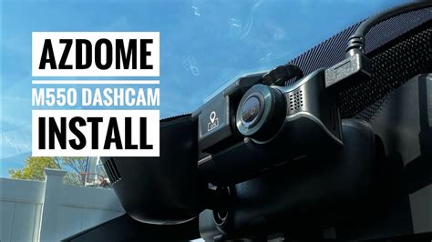 AZDOME M550 Dash Cam Install - YouTube | Dashcam, Installation, Graphic card