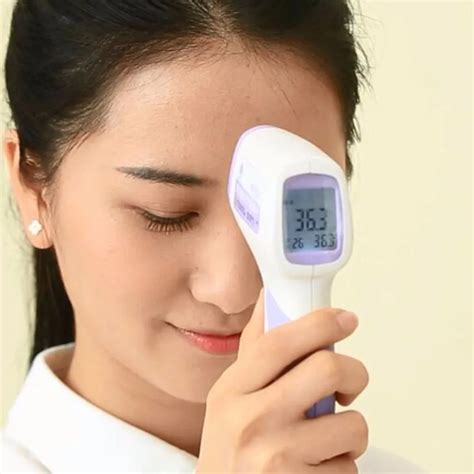 Auto forehead Non Contact Thermometer Body Thermometer Electronic Baby Infrared Digital ...