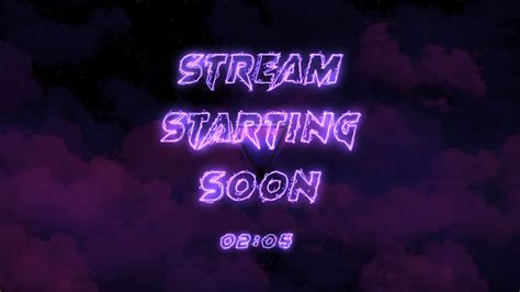 Template Starting Soon Stream Overlay Free, Glitch Stream Package ...